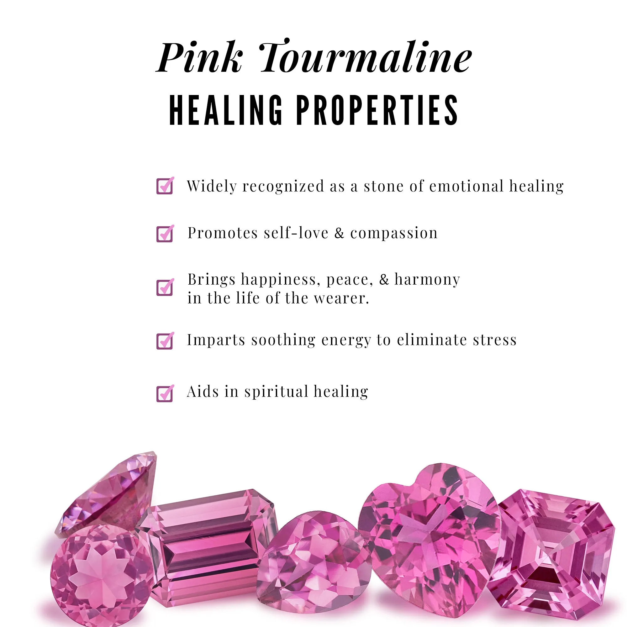 1.25 CT Claw Set Pink Tourmaline Solitaire and Diamond Stud Earrings