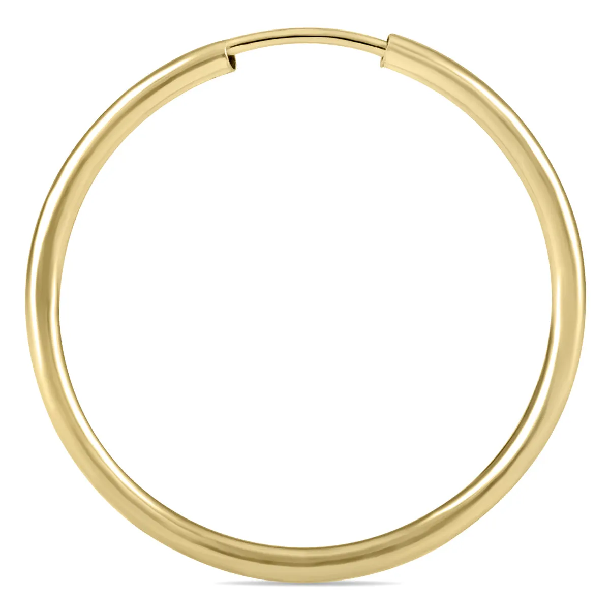21Mm Endless Hoop Earring 14K Yellow Gold