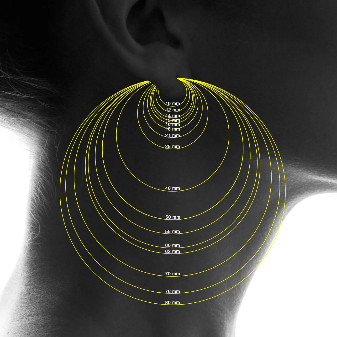 21Mm Endless Hoop Earring 14K Yellow Gold