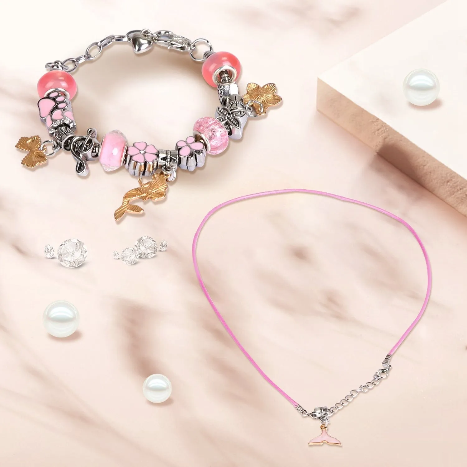66-Pieces: Charm Bracelet Making Kit