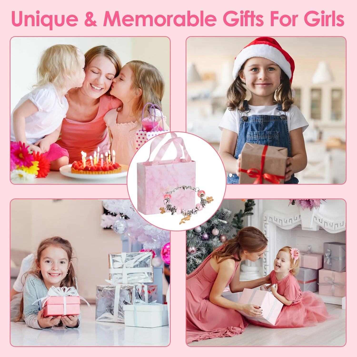 66-Pieces: Charm Bracelet Making Kit