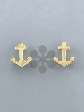 Anchor Stud Earrings