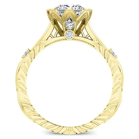 Arbor - Princess Moissanite Engagement Ring