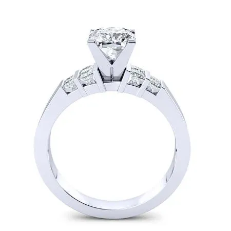 Carnation - Cushion Lab Diamond Engagement Ring (IGI Certified)