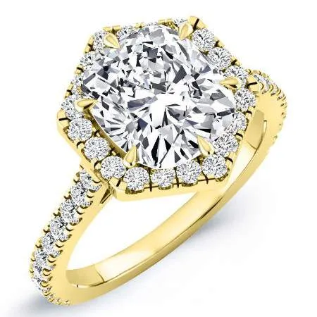 Cypress - Cushion Lab Diamond Engagement Ring (IGI Certified)