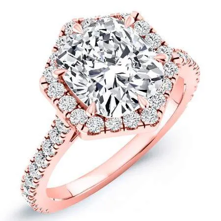 Cypress - Cushion Lab Diamond Engagement Ring (IGI Certified)