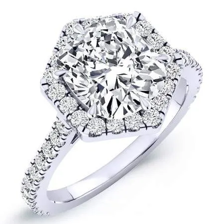 Cypress - Cushion Lab Diamond Engagement Ring (IGI Certified)