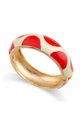 DOTTY BANGLE RED