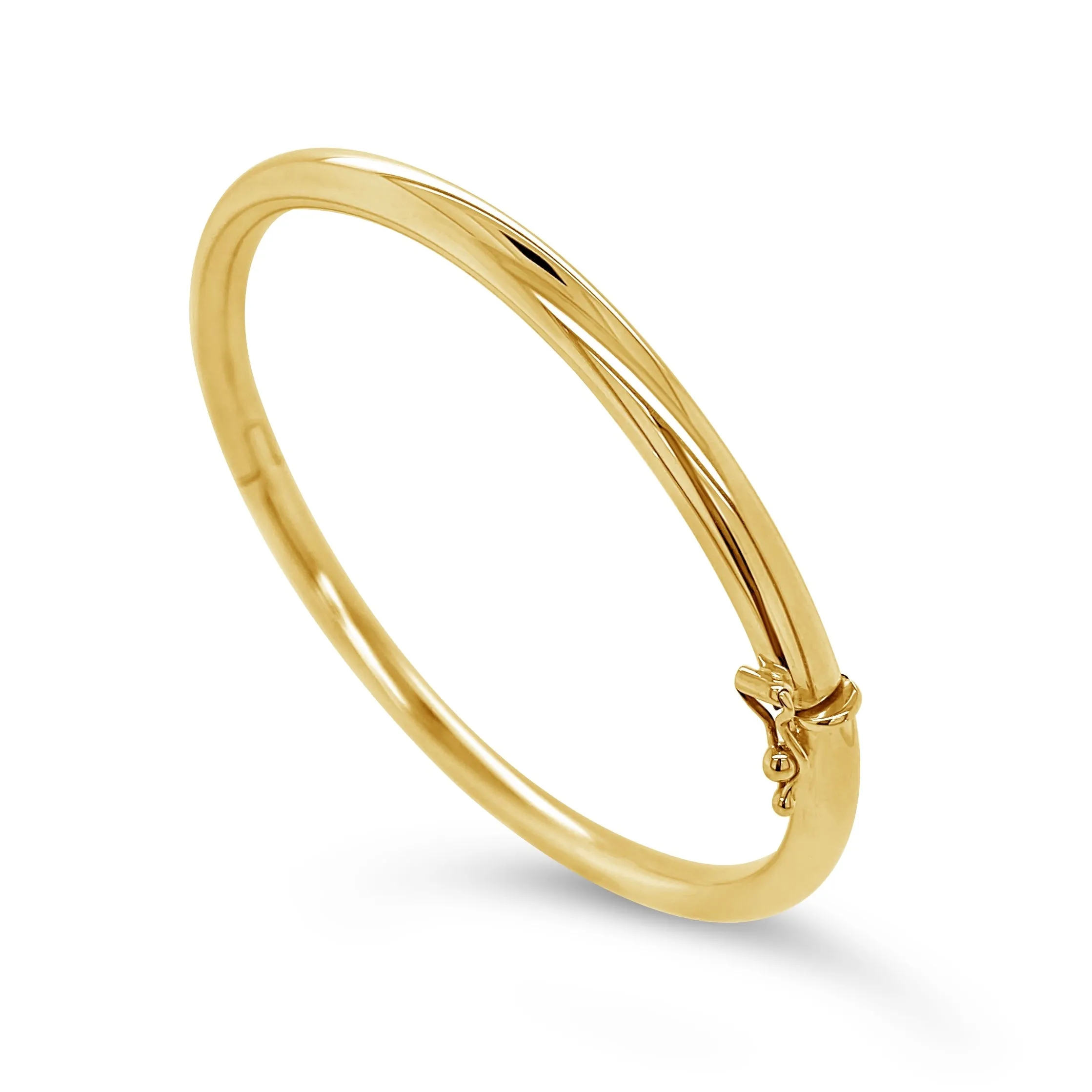 Hinged Tubular Bangle Bracelet