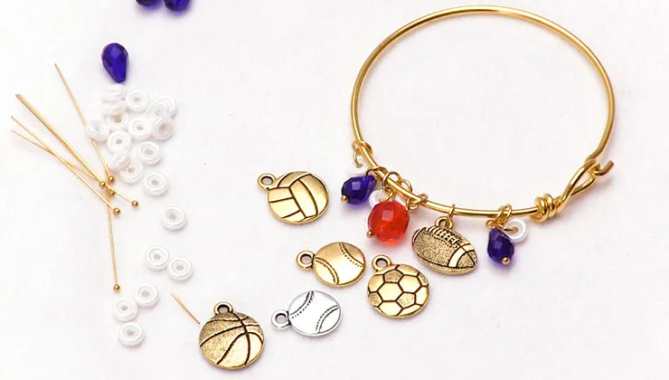How to Make a Sports Team Bracelet