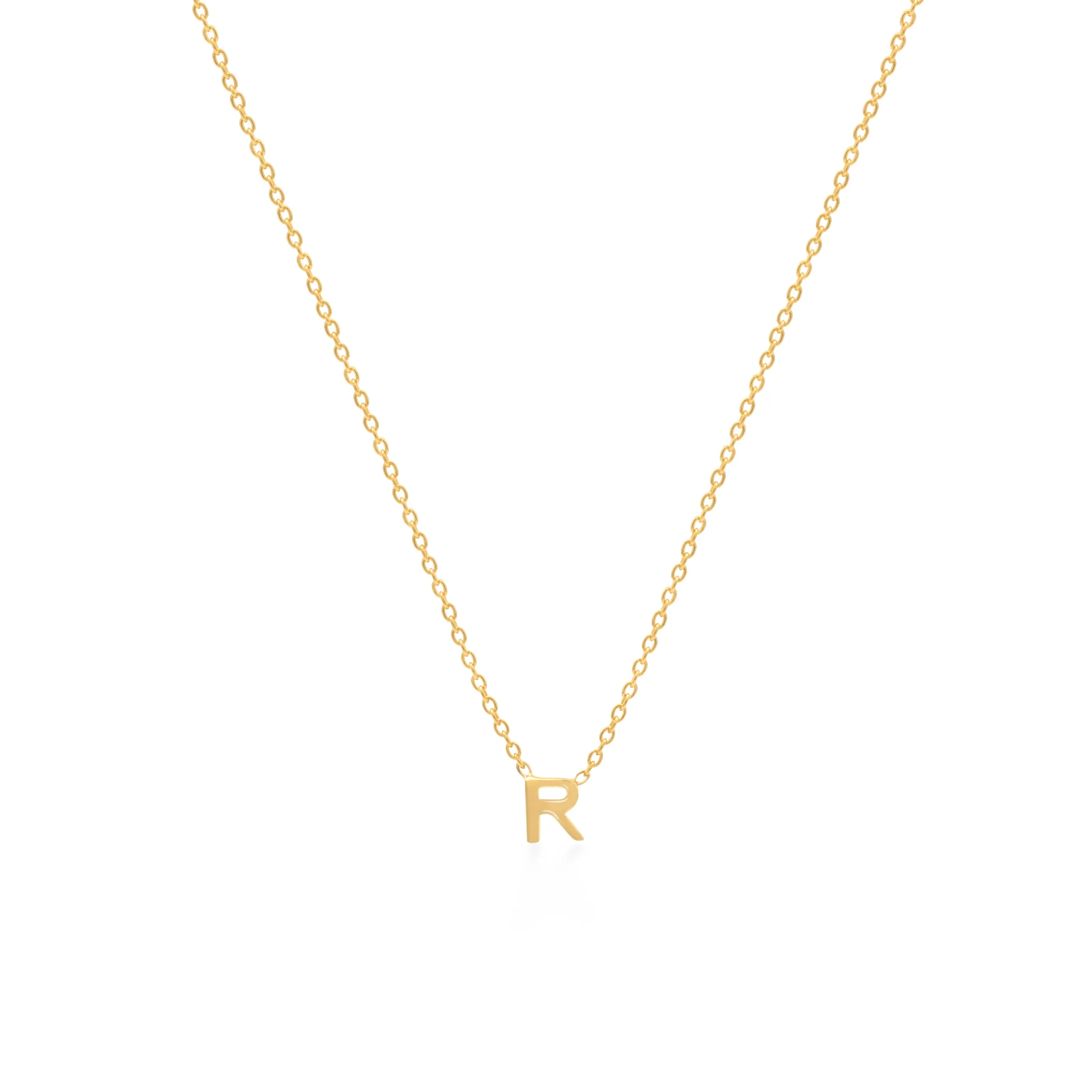 INITIAL NECKLACES SILVER/GOLD