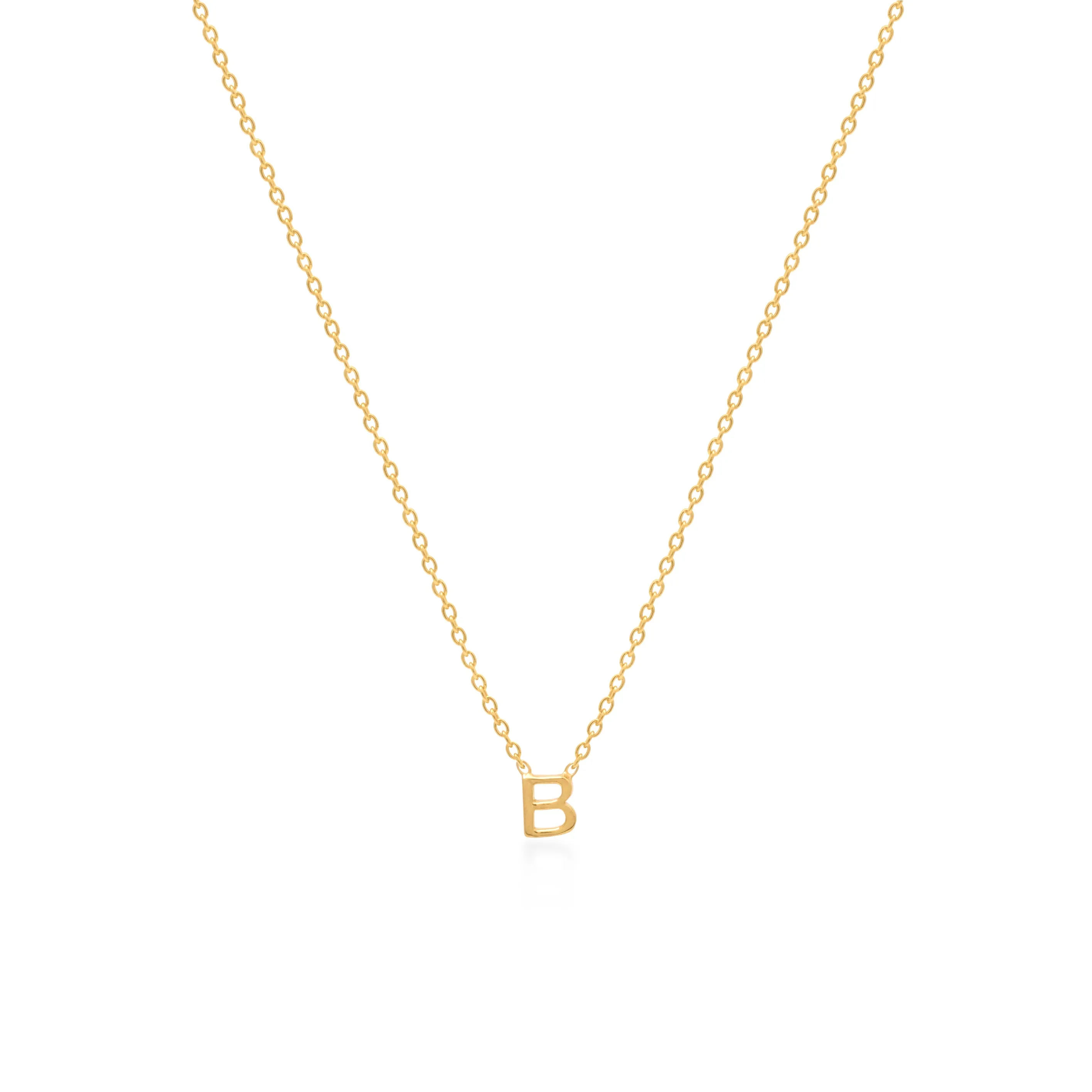 INITIAL NECKLACES SILVER/GOLD