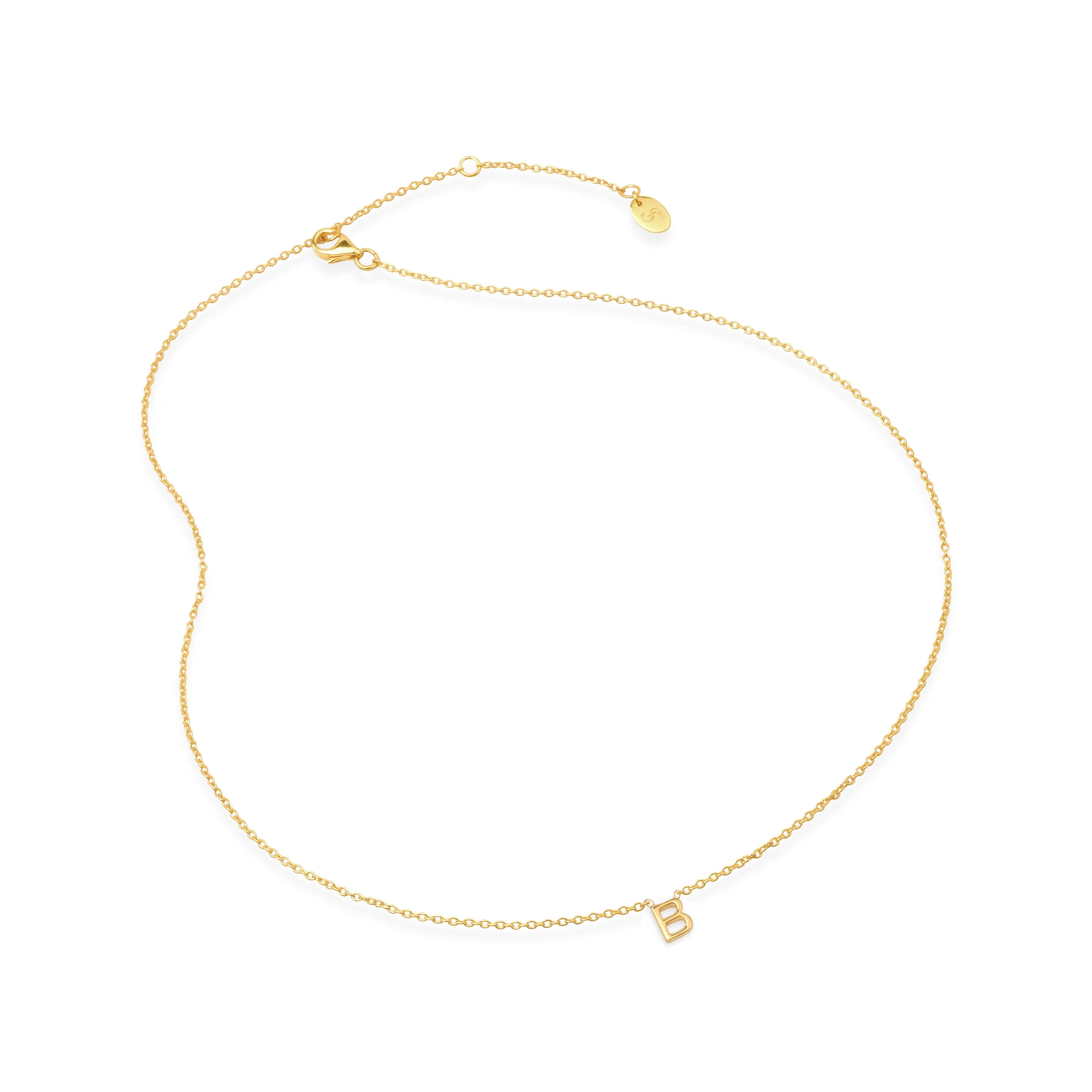INITIAL NECKLACES SILVER/GOLD
