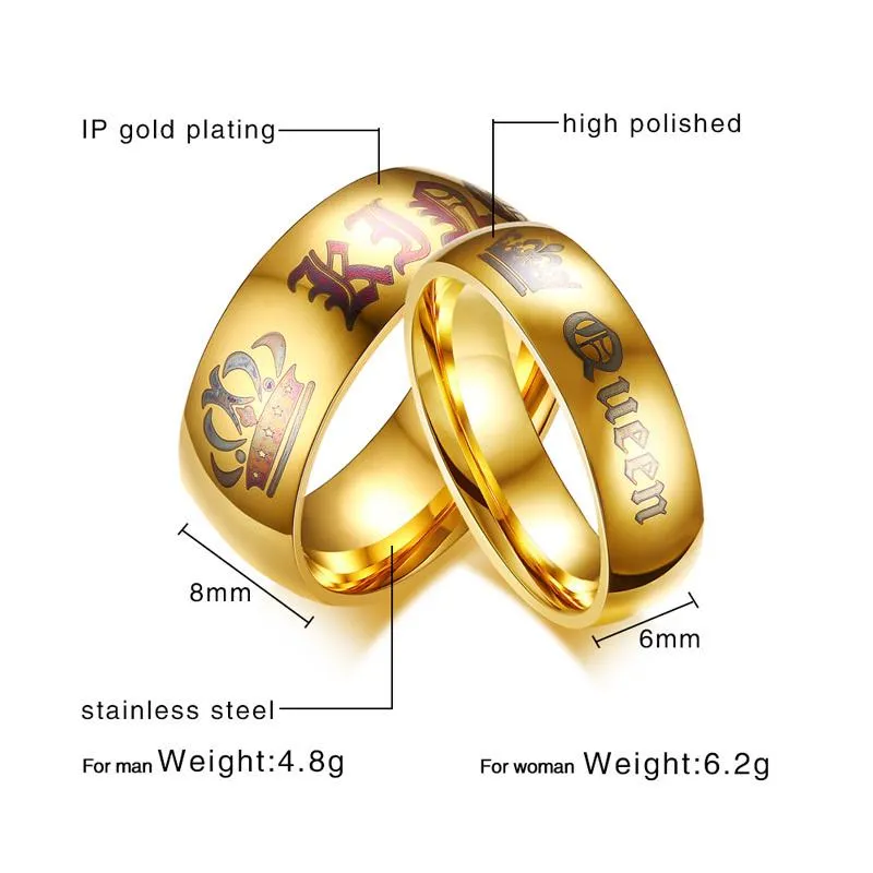 King &amp Queen Rings