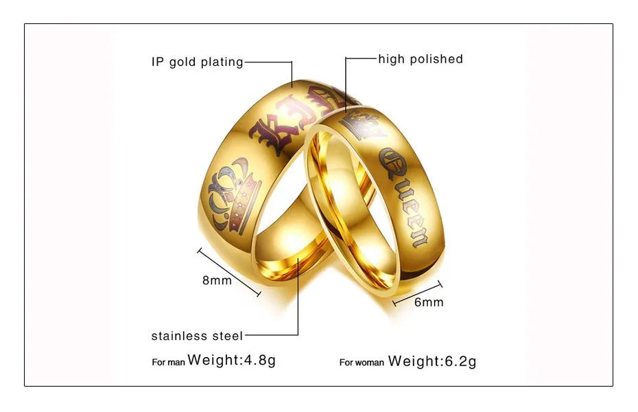 King &amp Queen Rings