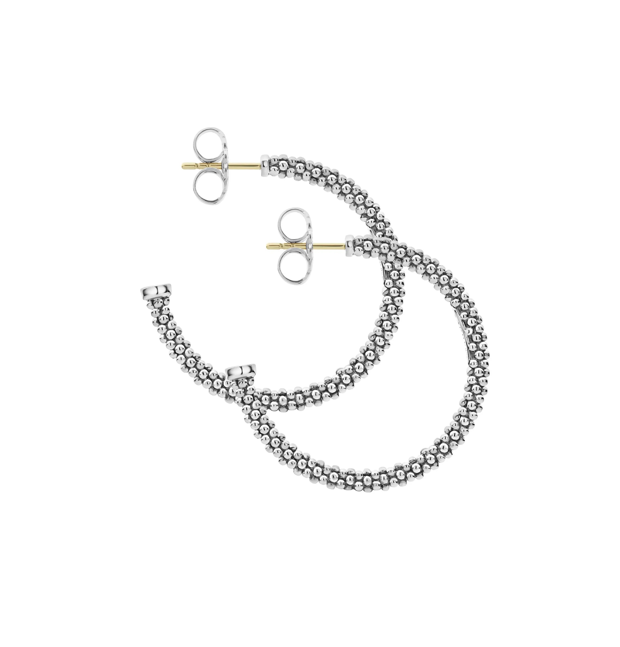 LAGOS Signature Caviar Small Hoop Earrings