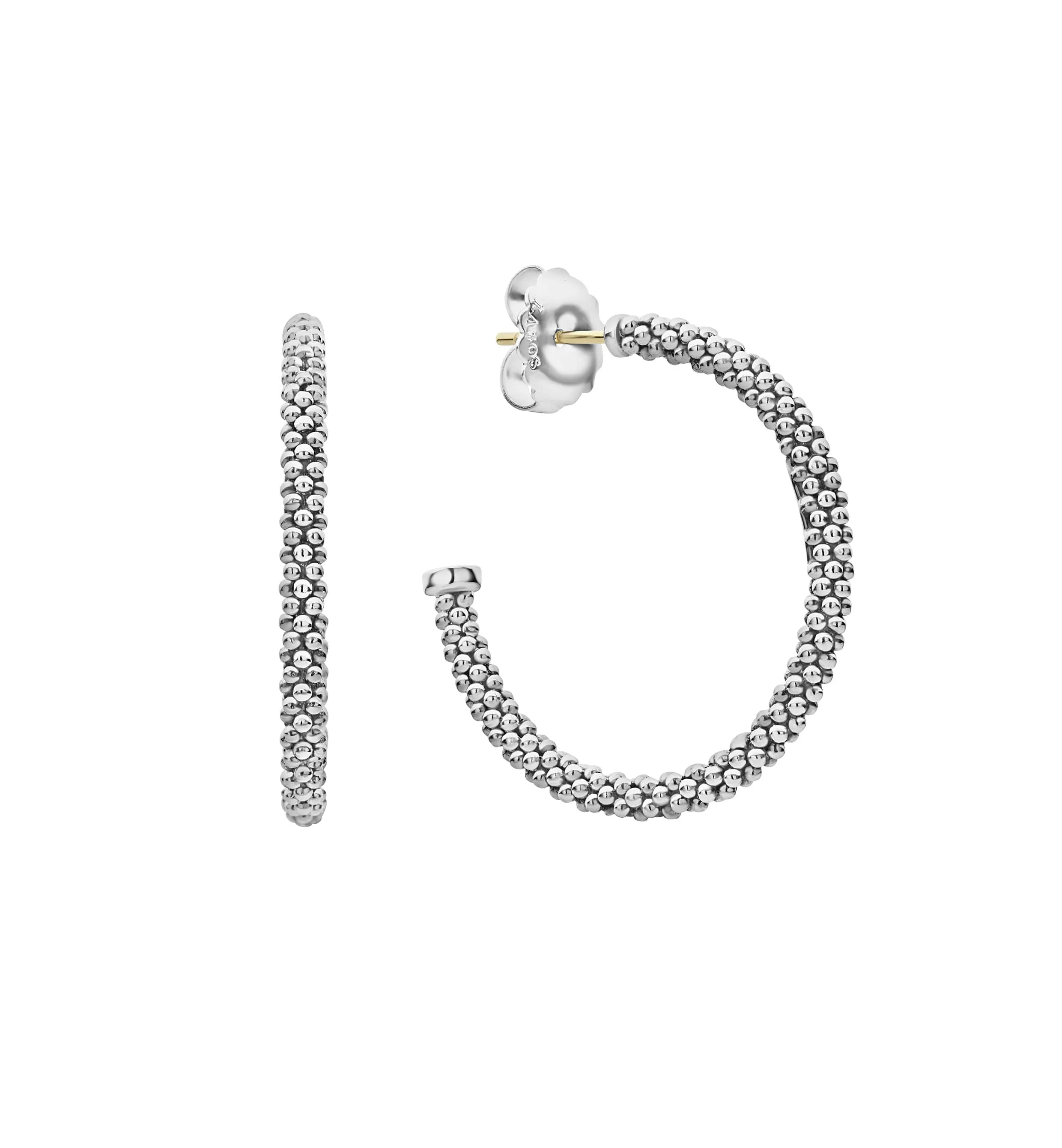 LAGOS Signature Caviar Small Hoop Earrings
