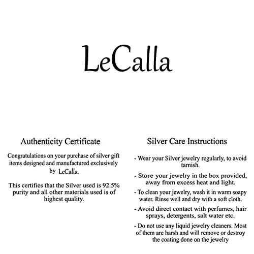Lecalla 925 Silver Venetian Chain Basic Beach Beaded Summer Jewelry 10 Inch