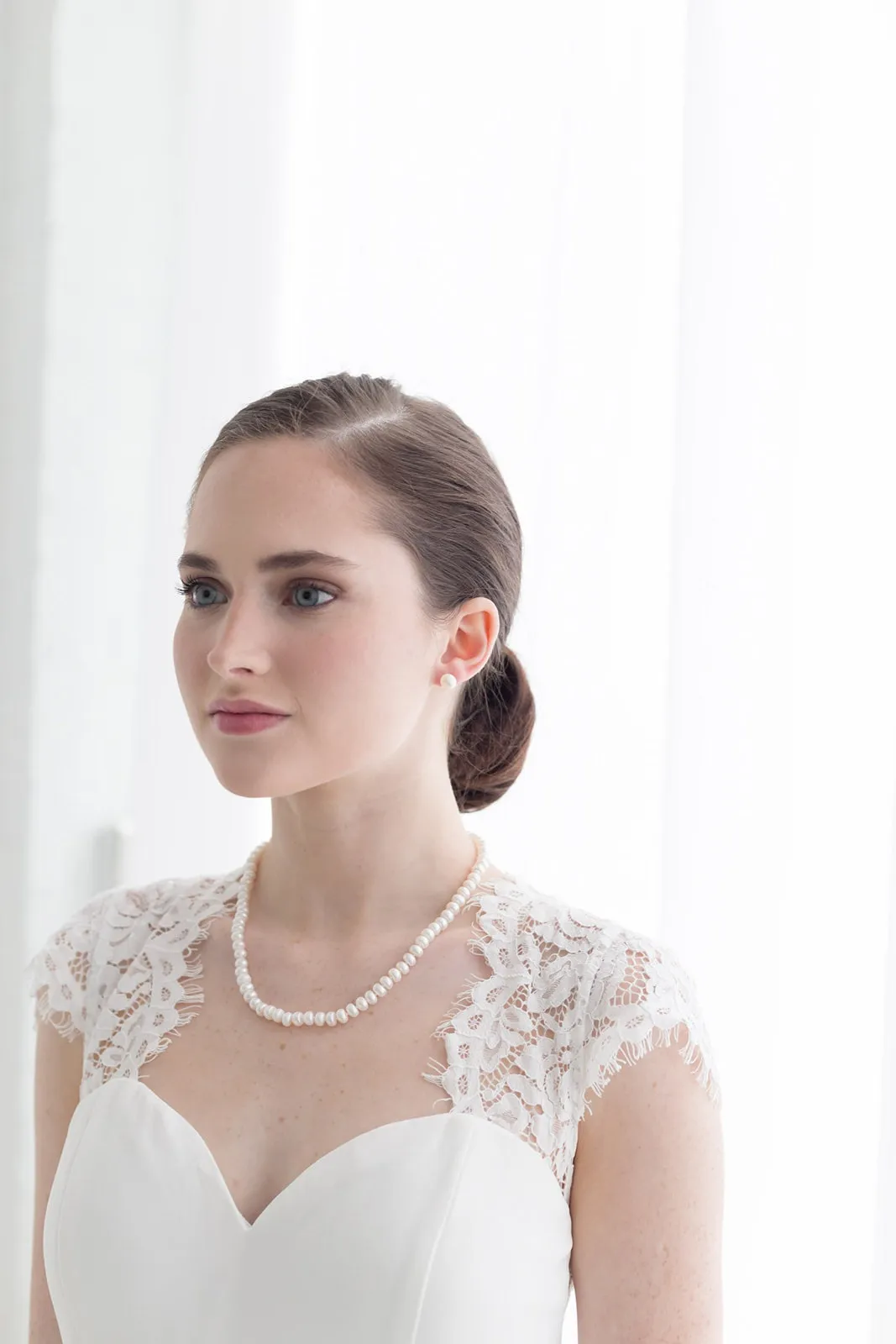 Mary Freshwater Pearl Stud Earrings