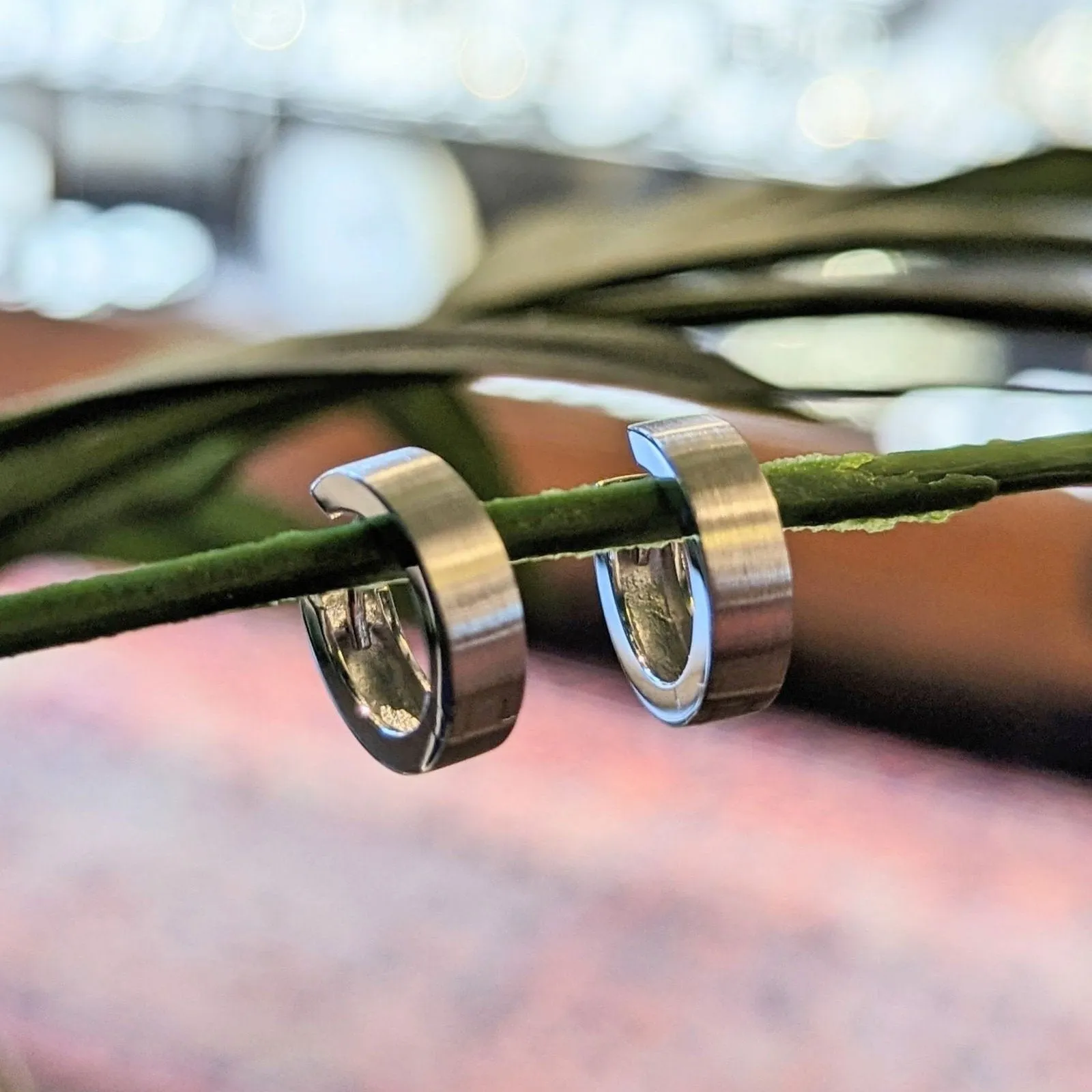 Matte Finish Flat Hoops