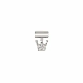 Nomination SeiMia Pendant, Crown, Cubic Zirconia, Silver