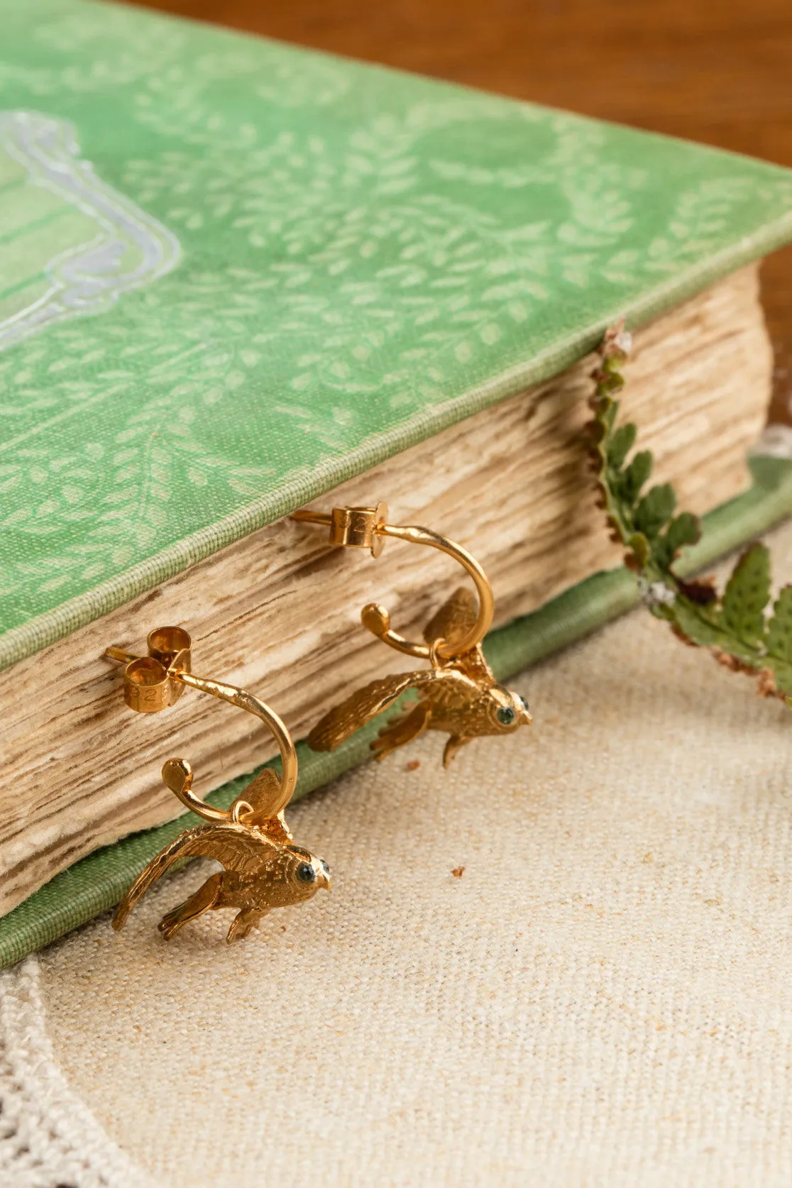 Owl In Flight Earrings