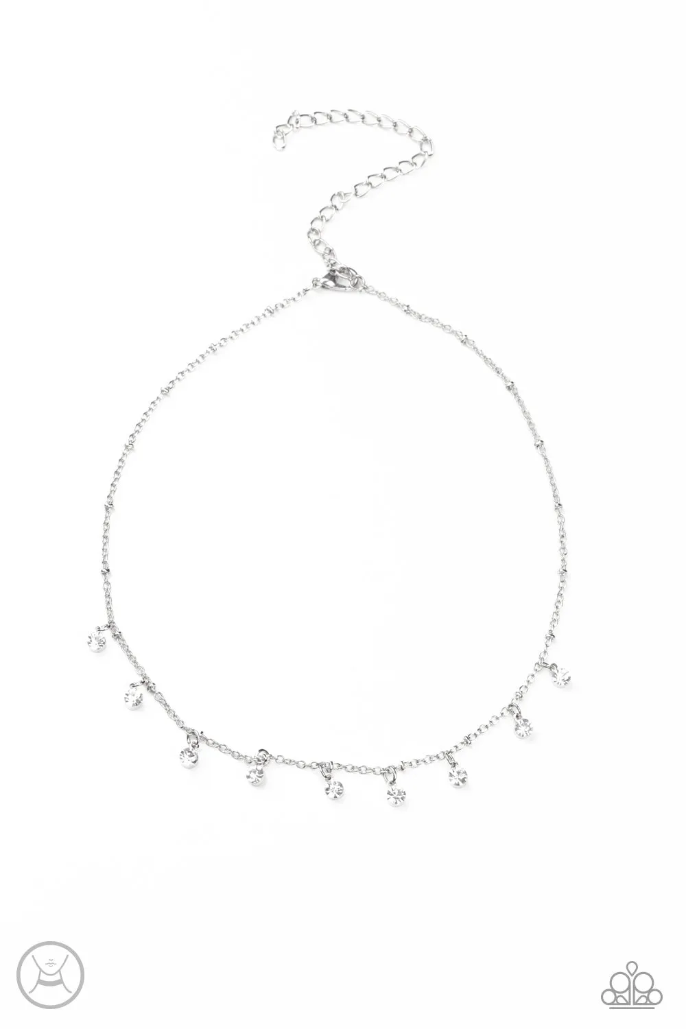 Paparazzi Dainty Diva - White Choker