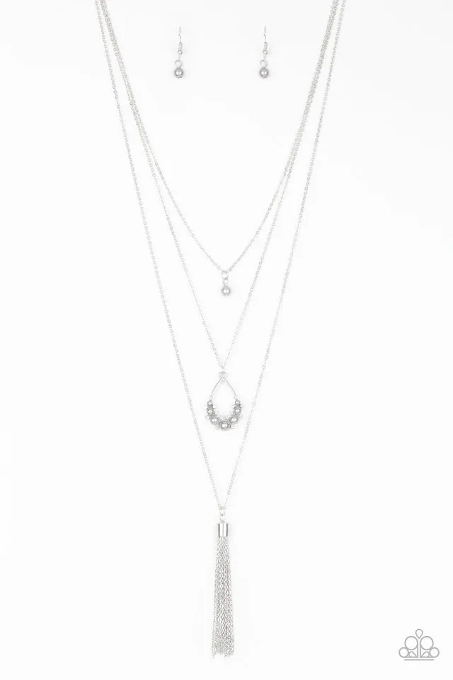 Paparazzi Necklace ~ Be Fancy - Silver