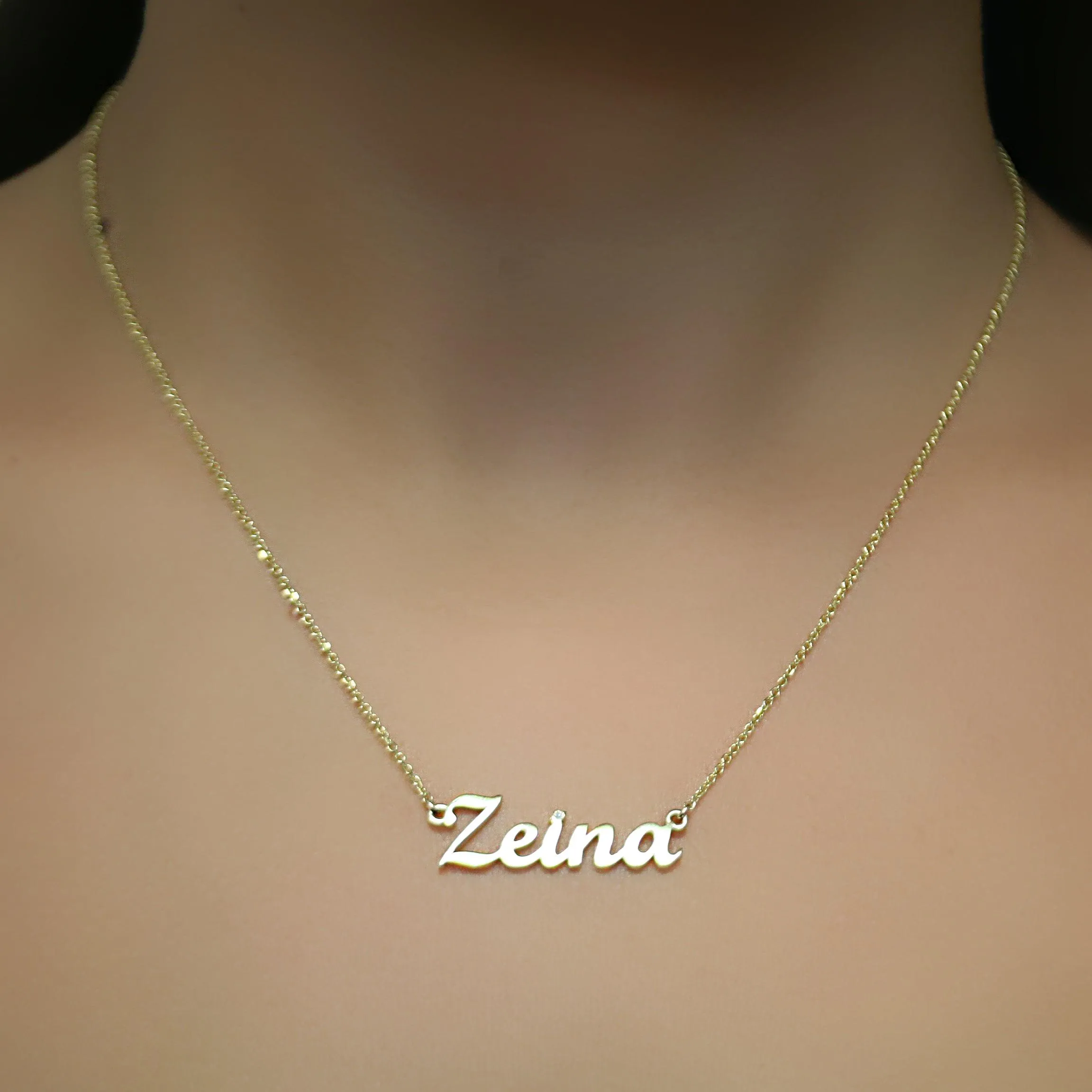 Personalized Necklaces Gold