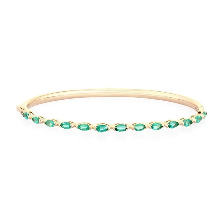 Starlit Charm Diamond Bangle Bracelet