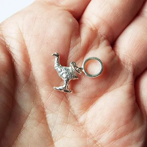 Sterling Silver Moa Charm