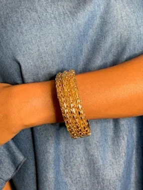 Three Track Bangle