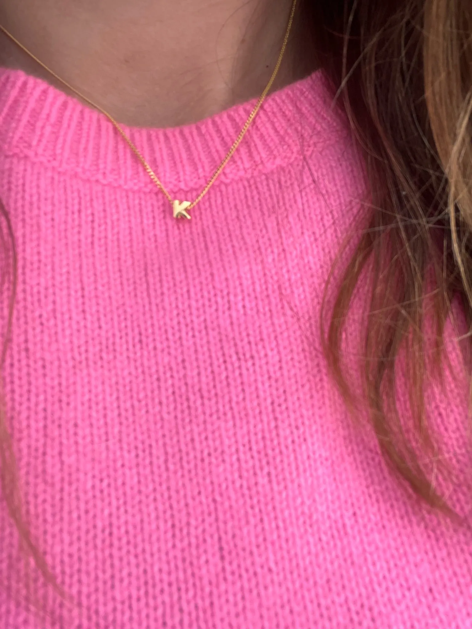 Tiny Dancer Initials Necklace