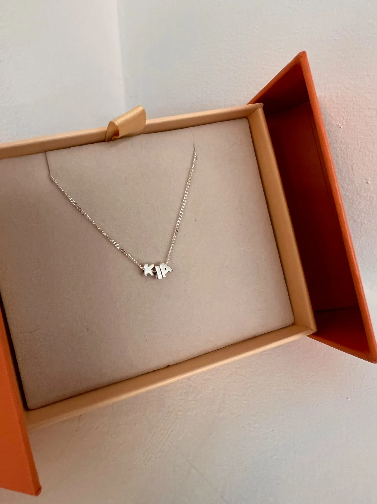 Tiny Dancer Initials Necklace